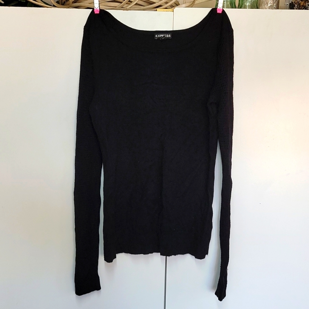 Express women's long sleeve top size m